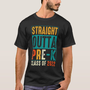 Camiseta Graduación preescolar directa fuera de primaria