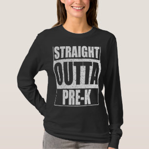 Camiseta Graduación preescolar directa fuera de primaria