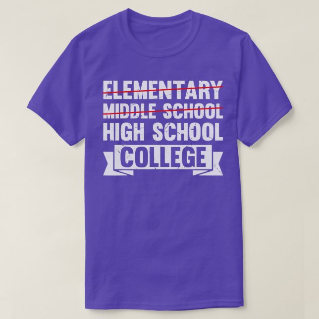 Camiseta Graduación secundaria de secundaria (Diseño del anverso)