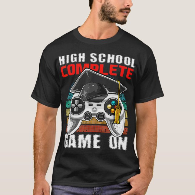 Camiseta Graduación secundaria de videojuegos completos de  (Anverso)