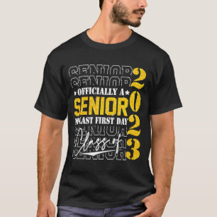 Camiseta Graduación Senior 2023 Mi Último Primer Día De Cla