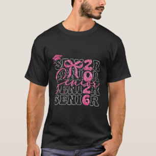 Camiseta Graduación Senior 2026 Estudiante Graduada Para Mu