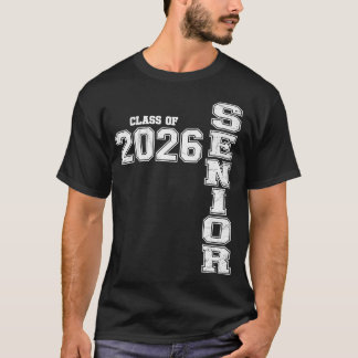 Camiseta Graduación Senior 2026 Mi Último Primer Día De Cla