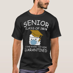 Camiseta graduación senior de 2020 en cuarentena