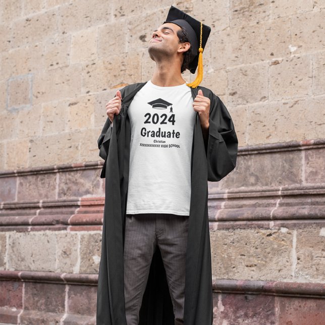 Camiseta Graduación simple masculina (Subido por el creador)