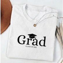 graduación simple negro blanco graduación