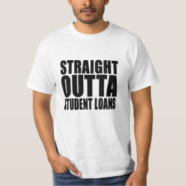 Camiseta Graduación sin Préstamos Estudiantiles