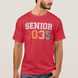 Camiseta Graduación Superior 2035 Retro Divertido Vintage