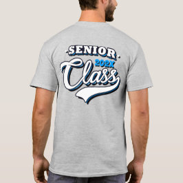 Camiseta Graduación superior de , azul claro