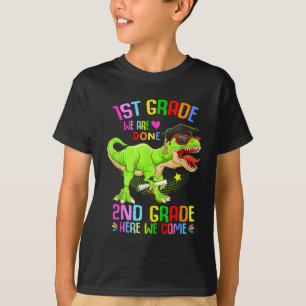 Camiseta Graduación T-rex Último Día De La Escuela Primer G