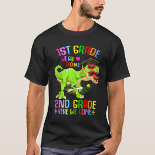 Camiseta Graduación T-rex Último Día De La Escuela Primer G