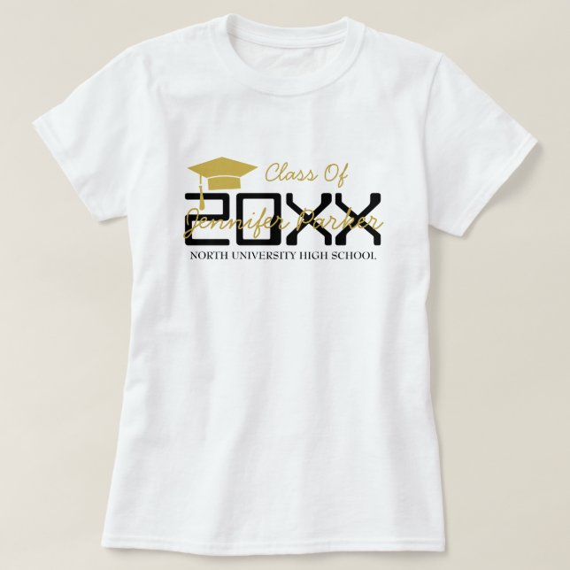 Camiseta Graduaciones Clase de 2025 (Diseño del anverso)