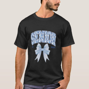Camiseta Graduada Femenina de Floral Toile de la Clase de 2
