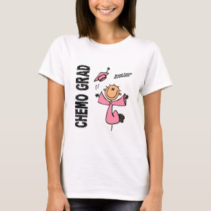 Camiseta GRADUADO 1 del cáncer de pecho CHEMO