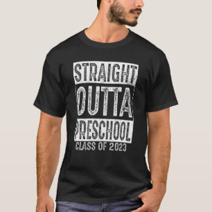 Camiseta Graduado 2023 de la escuela preescolar directa fue
