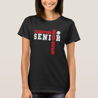 Camiseta Graduado 2025 de Softball Senior Night Softball