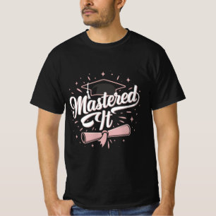 Camiseta Graduado con Máster Licenciado en MBA Graduación