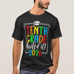 Camiseta Graduado de 10º grado 2026 Estudiante de segundo a