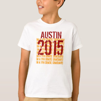 Camiseta Graduado de 5º grado o cualquier año