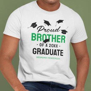 Camiseta Graduado de Black Green Orud Brother 2025
