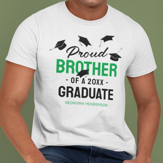 Camiseta Graduado de Black Green Orud Brother 2025 (Subido por el creador)