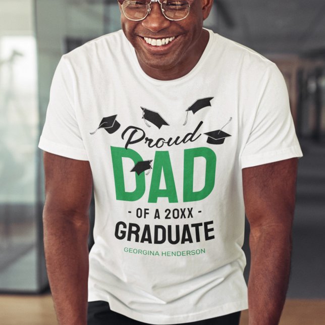 Camiseta Graduado de Black Green Orud Dad 2025 (Subido por el creador)