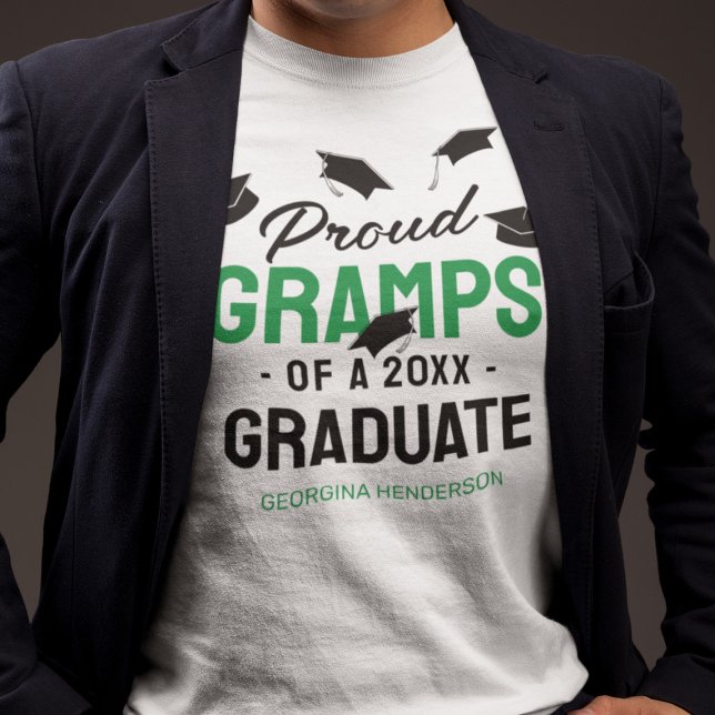 Camiseta Graduado de Black Green Proud 2025 (Subido por el creador)