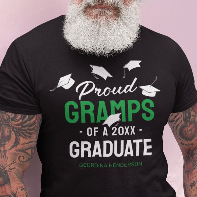Camiseta Graduado de Black Green Proud 2025 (Subido por el creador)