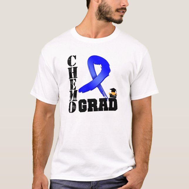 Camiseta Graduado de Chemo del cáncer de colon (Anverso)