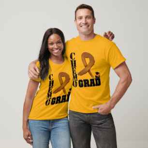 Camiseta Graduado de Chemo del linfoma de Hodgkin