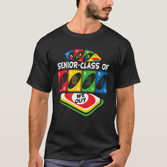 Camiseta Graduado De Clase Superior De 2025 We Out Uno Funn (Anverso)