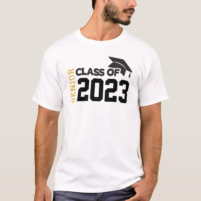 Camiseta Graduado de clase superior de estilo de variación  (Anverso)