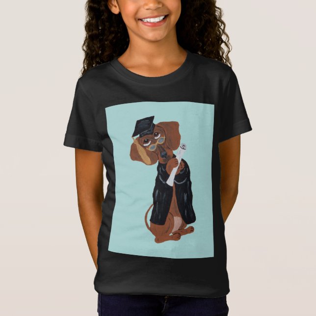 Camiseta Graduado de Dachshund (Anverso)