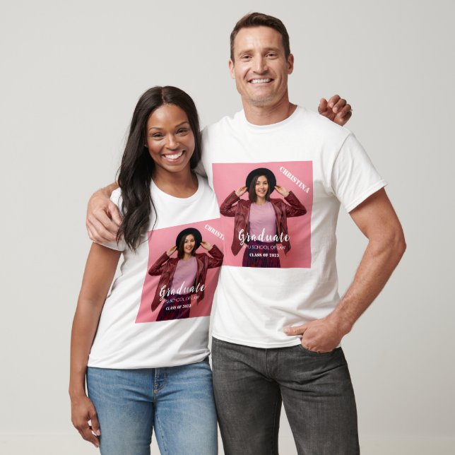 Camiseta Graduado de guión gráfico personalizado (Unisexo)