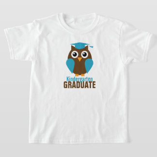 Camiseta Graduado de jardín de infancia de Lechuza Azul