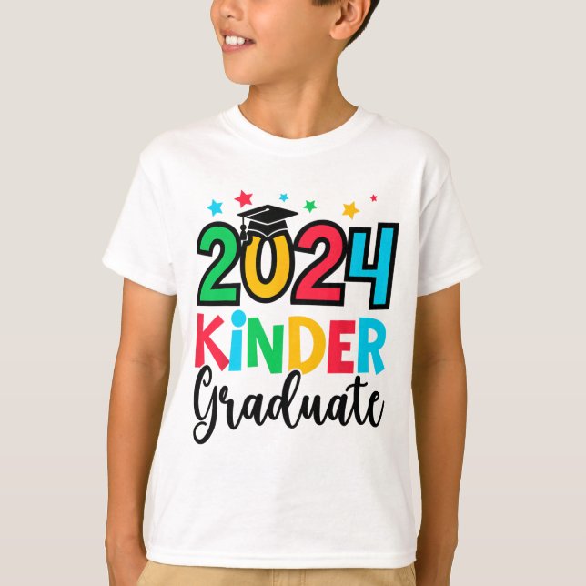 Camiseta Graduado de jardines de infancia 2024 Regalos de g (Anverso)