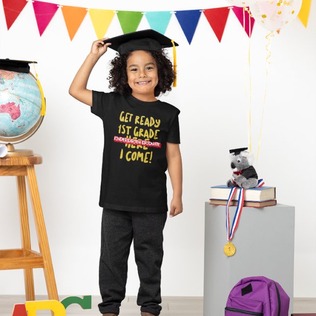 Camiseta Graduado de Kinder - Prepárate para 1er Grado (Subido por el creador)