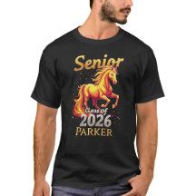 Graduado de la clase senior 2026 Caballo de Fuego