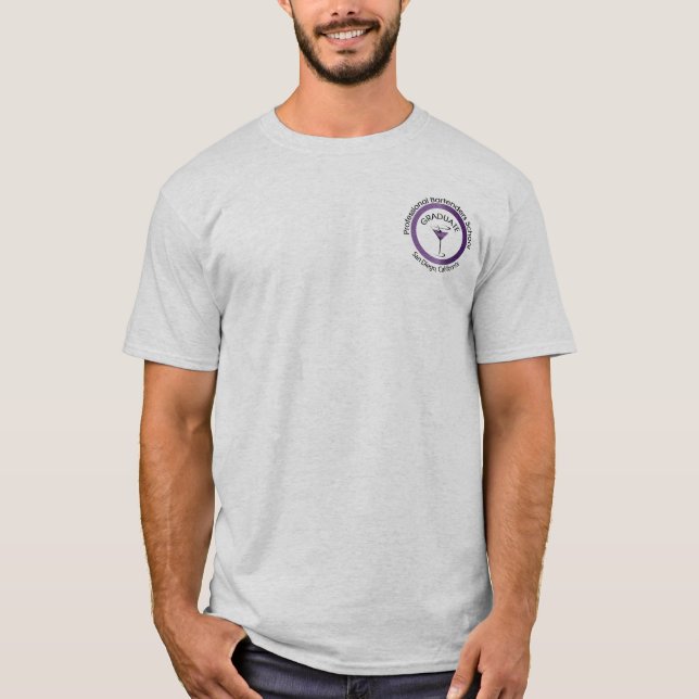 Camiseta Graduado de la escuela de barberos profesionales d (Anverso)