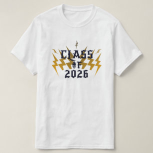 Camiseta Graduado de la promoción de 2026 Rocker de rayo ge