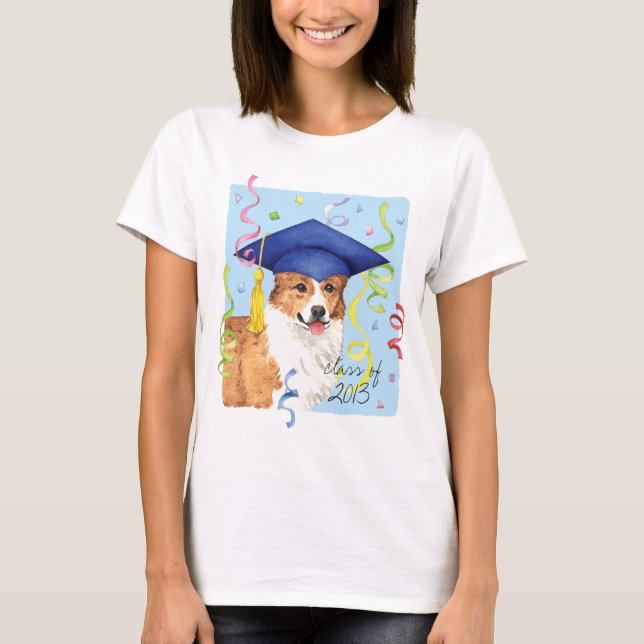 Camiseta Graduado de Pembroke Welsh Corgi (Anverso)