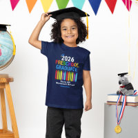 Graduado de Preescolar 2026 Personalizado Azul Niñ