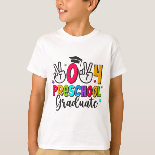 Camiseta Graduado De Preescolar El Último Día De Graduación