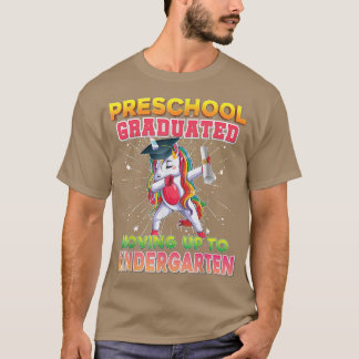 Camiseta Graduado De Preescolar Pasando A Grado De Jardines