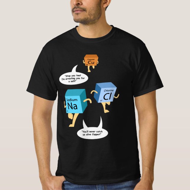 Camiseta Graduado de química divertida mordaza de ciencia (Anverso)