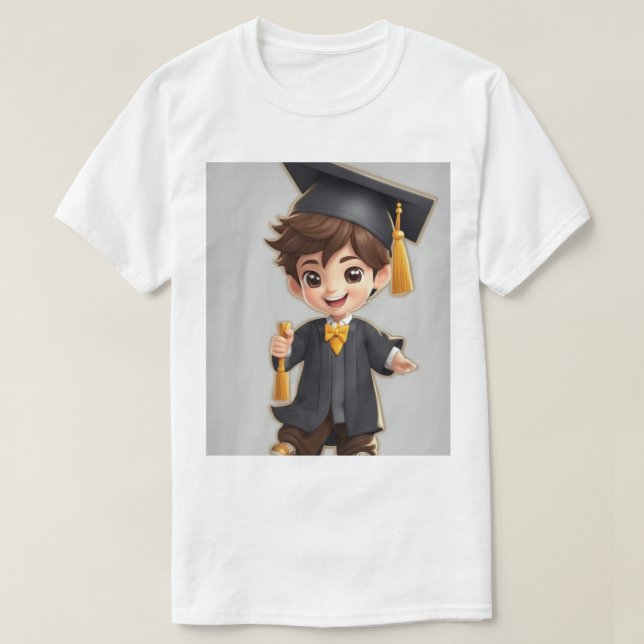 Camiseta Graduado de ropa (Diseño del anverso)