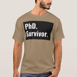 Camiseta Graduado de sobrevivientes de doctorado