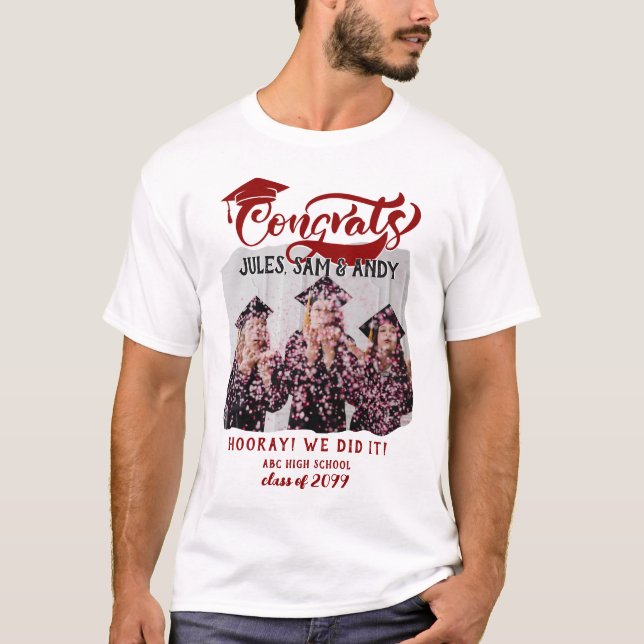 Camiseta ¡Graduado del BFF GRAD Senior 2024! Graduación (Anverso)