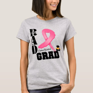 Camiseta Graduado del RAD de la radioterapia del cáncer de