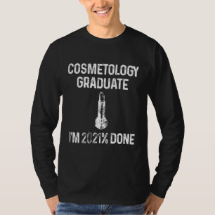 Camiseta Graduado en Cosmetología Cosmetólogo Licenciado